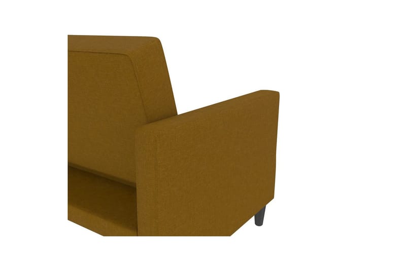 Vuodesohva Hartford 203x83x82 cm, Curry, Pellavakankaan näköinen (100% polyesteri) - 203x83x82 cm, Curry, Pellavakankaan näköinen (100% polyesteri) - Huonekalut - Sohva - Vuodesohva