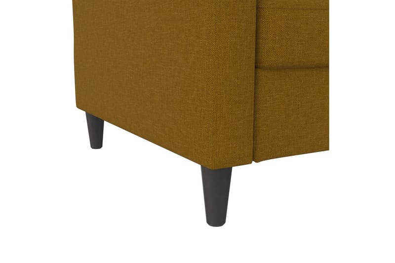 Vuodesohva Hartford 203x83x82 cm, Curry, Pellavakankaan näköinen (100% polyesteri) - 203x83x82 cm, Curry, Pellavakankaan näköinen (100% polyesteri) - Huonekalut - Sohva - Vuodesohva