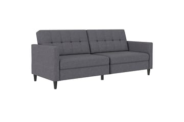 Vuodesohva Hartford 203x83x82 cm, Harmaa, Pellavakankaan näköinen (100% polyesteri)