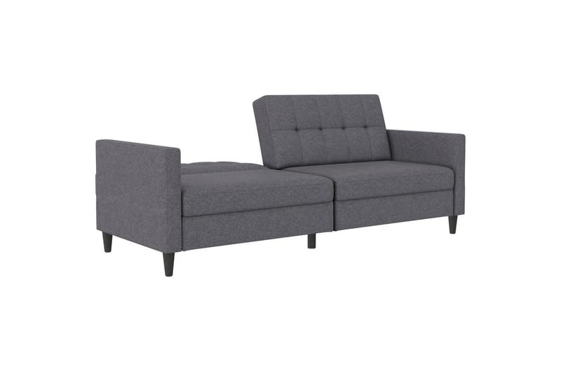 Vuodesohva Hartford 203x83x82 cm, Harmaa, Pellavakankaan näköinen (100% polyesteri) - 203x83x82 cm, Harmaa, Pellavakankaan näköinen (100% polyesteri) - Huonekalut - Sohva - Vuodesohva