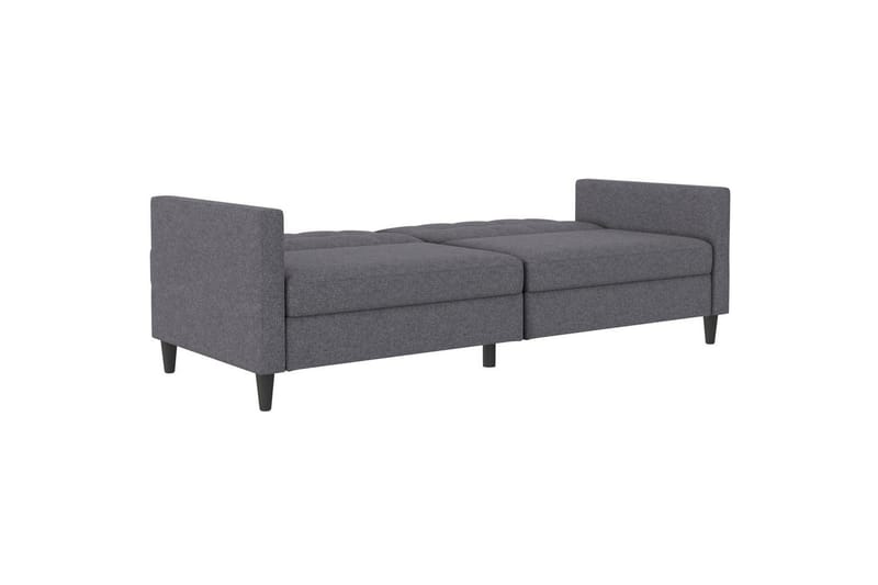 Vuodesohva Hartford 203x83x82 cm, Harmaa, Pellavakankaan näköinen (100% polyesteri) - 203x83x82 cm, Harmaa, Pellavakankaan näköinen (100% polyesteri) - Huonekalut - Sohva - Vuodesohva