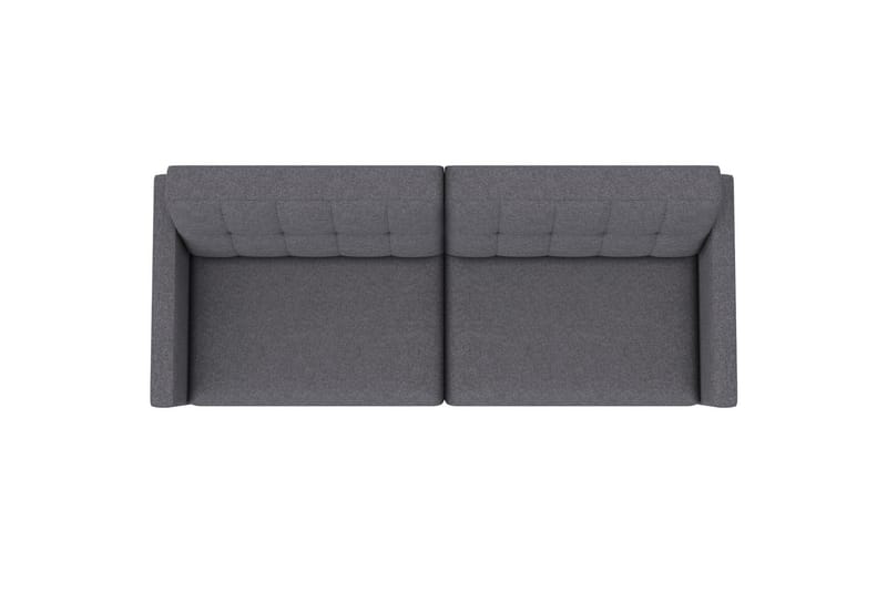 Vuodesohva Hartford 203x83x82 cm, Harmaa, Pellavakankaan näköinen (100% polyesteri) - 203x83x82 cm, Harmaa, Pellavakankaan näköinen (100% polyesteri) - Huonekalut - Sohva - Vuodesohva