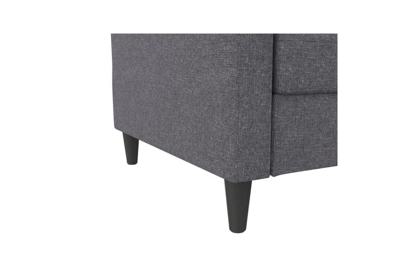 Vuodesohva Hartford 203x83x82 cm, Harmaa, Pellavakankaan näköinen (100% polyesteri) - 203x83x82 cm, Harmaa, Pellavakankaan näköinen (100% polyesteri) - Huonekalut - Sohva - Vuodesohva