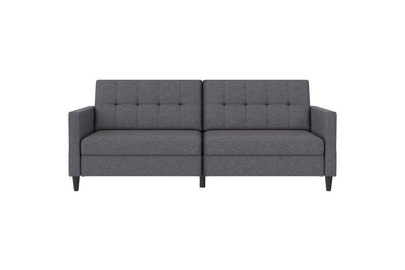 Vuodesohva Hartford 203x83x82 cm, Harmaa, Pellavakankaan näköinen (100% polyesteri) - 203x83x82 cm, Harmaa, Pellavakankaan näköinen (100% polyesteri) - Huonekalut - Sohva - Vuodesohva
