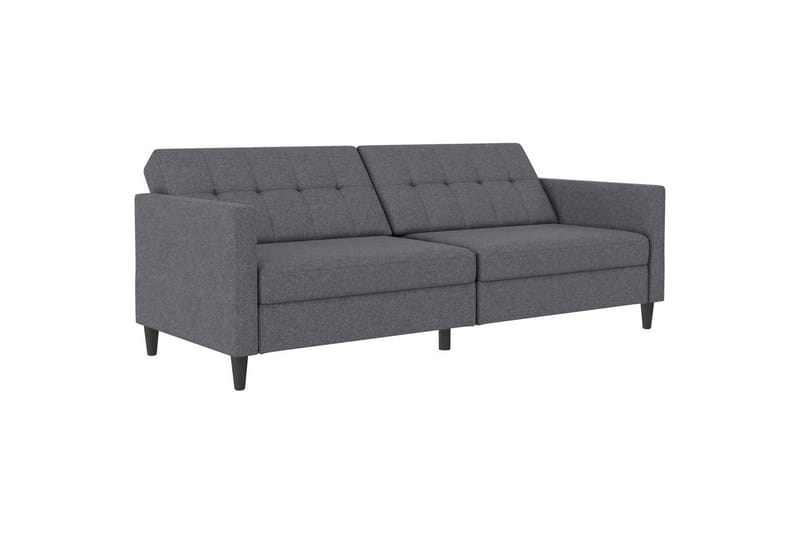 Vuodesohva Hartford 203x83x82 cm, Harmaa, Pellavakankaan näköinen (100% polyesteri) - 203x83x82 cm, Harmaa, Pellavakankaan näköinen (100% polyesteri) - Huonekalut - Sohva - Vuodesohva