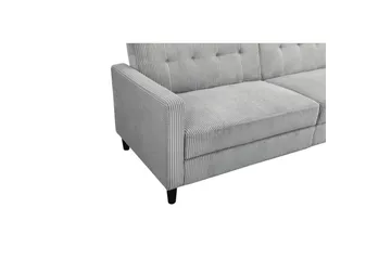 Vuodesohva Hartford II 203x83x82 cm, Harmaa - 203x83x82 cm, Harmaa - Huonekalut - Sohva - Vuodesohva - 3 istuttava vuodesohva