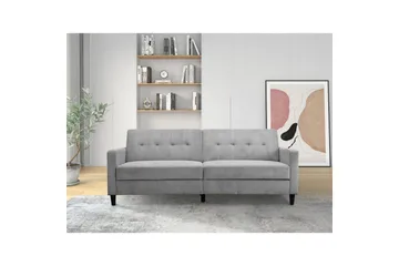 Vuodesohva Hartford II 203x83x82 cm, Harmaa - 203x83x82 cm, Harmaa - Huonekalut - Sohva - Vuodesohva - 3 istuttava vuodesohva