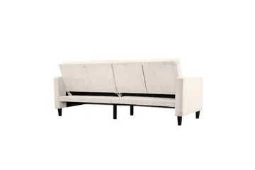 Vuodesohva Hartford II 203x83x82 cm, Kermanvärinen - 203x83x82 cm, Kermanvärinen - Huonekalut - Sohva - Vuodesohva - 3 istuttava vuodesohva