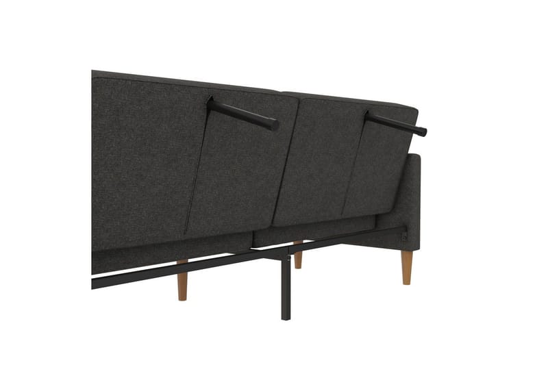 Vuodesohva Lilly Antrasiitti, Pellava - Antrasiitti, Pellava - Huonekalut - Sohva - Vuodesohva - 3 istuttava vuodesohva