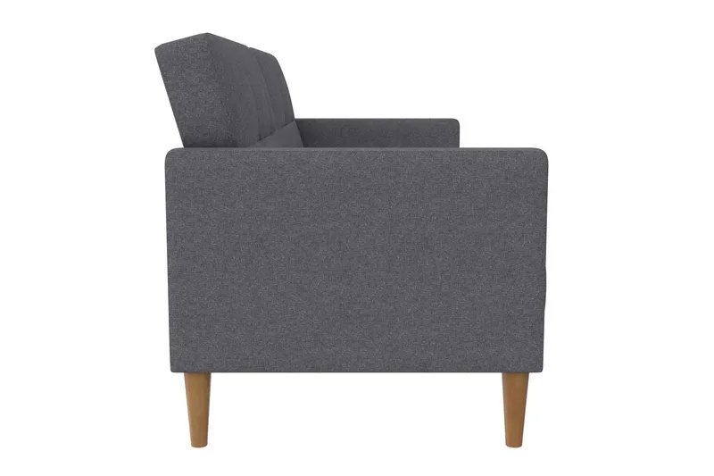 Vuodesohva Lilly Vaaleanharmaa, Pellava - Vaaleanharmaa, Pellava - Huonekalut - Sohva - Vuodesohva - 3 istuttava vuodesohva