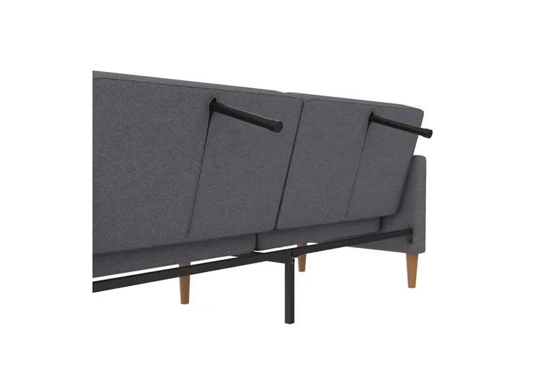 Vuodesohva Lilly Vaaleanharmaa, Pellava - Vaaleanharmaa, Pellava - Huonekalut - Sohva - Vuodesohva - 3 istuttava vuodesohva