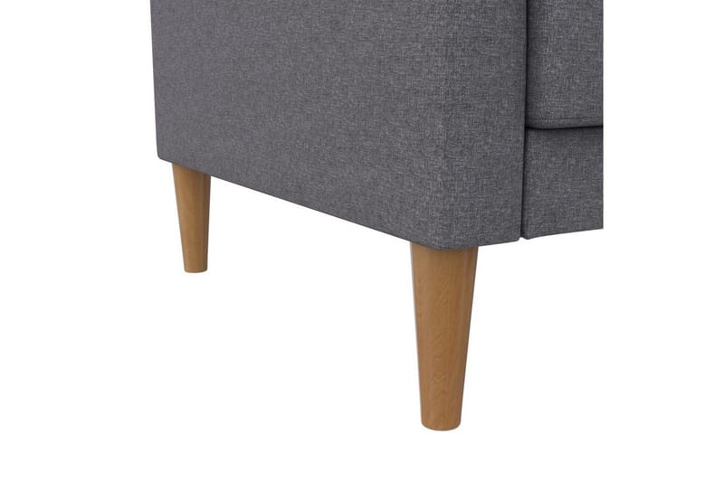 Vuodesohva Lilly Vaaleanharmaa, Pellava - Vaaleanharmaa, Pellava - Huonekalut - Sohva - Vuodesohva - 3 istuttava vuodesohva