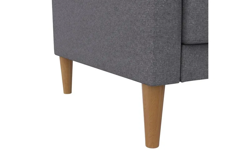 Vuodesohva Lilly Vaaleanharmaa, Pellava - Vaaleanharmaa, Pellava - Huonekalut - Sohva - Vuodesohva - 3 istuttava vuodesohva