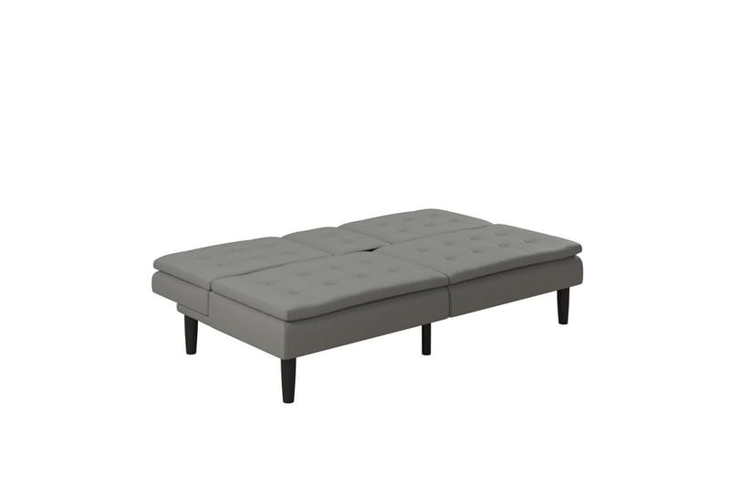 Vuodesohva Maine Harmaa kangas - Harmaa kangas - Huonekalut - Sohva - Vuodesohva - 3 istuttava vuodesohva