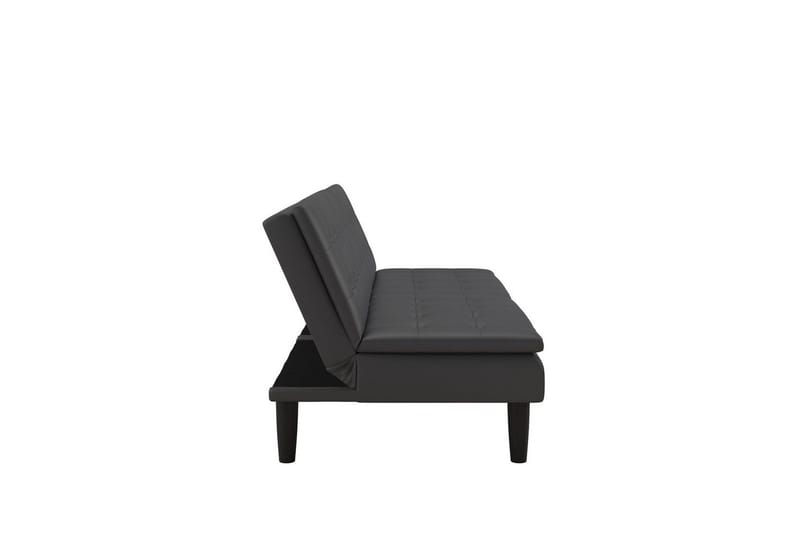 Vuodesohva Maine Harmaa PU - Harmaa PU - Huonekalut - Sohva - Vuodesohva - 3 istuttava vuodesohva