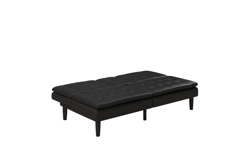 Vuodesohva Maine Musta - Musta - Huonekalut - Sohva - Vuodesohva - 3 istuttava vuodesohva