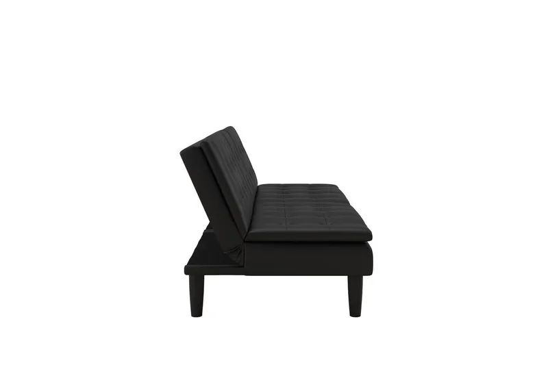 Vuodesohva Maine Musta - Musta - Huonekalut - Sohva - Vuodesohva - 3 istuttava vuodesohva