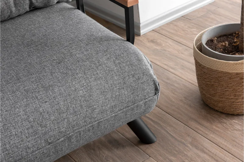 Vuodesohva Sidenia - Antrasiitti - Huonekalut - Sohva - 3:n istuttava sohva