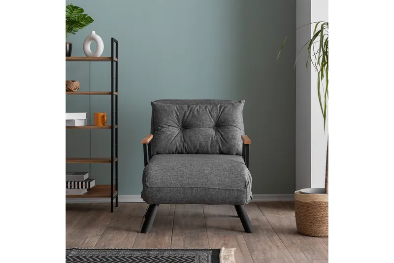 Vuodesohva Sidenia - Antrasiitti - Huonekalut - Sohva - 3:n istuttava sohva