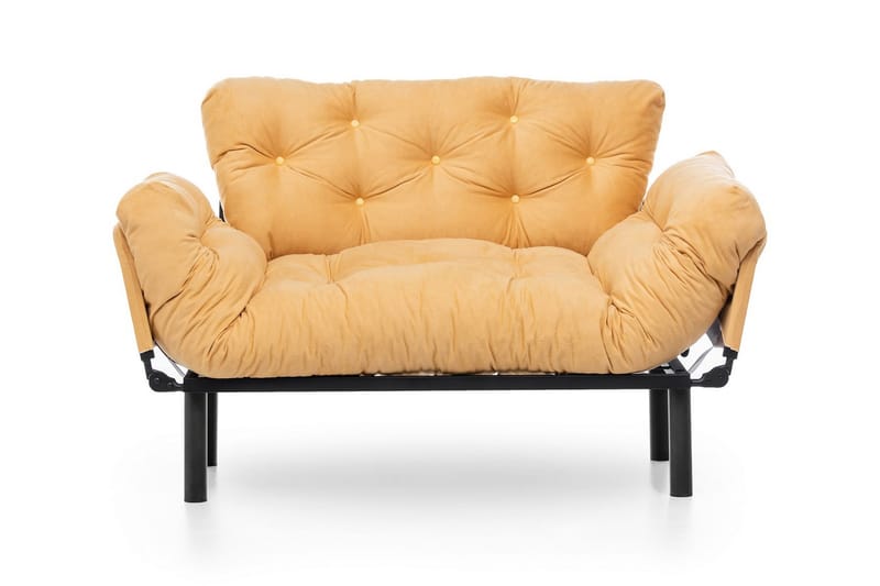 2:n ist Vuodesohva Aitze - Keltainen - Huonekalut - Sohva - Vuodesohva - 2 istuttava vuodesohva