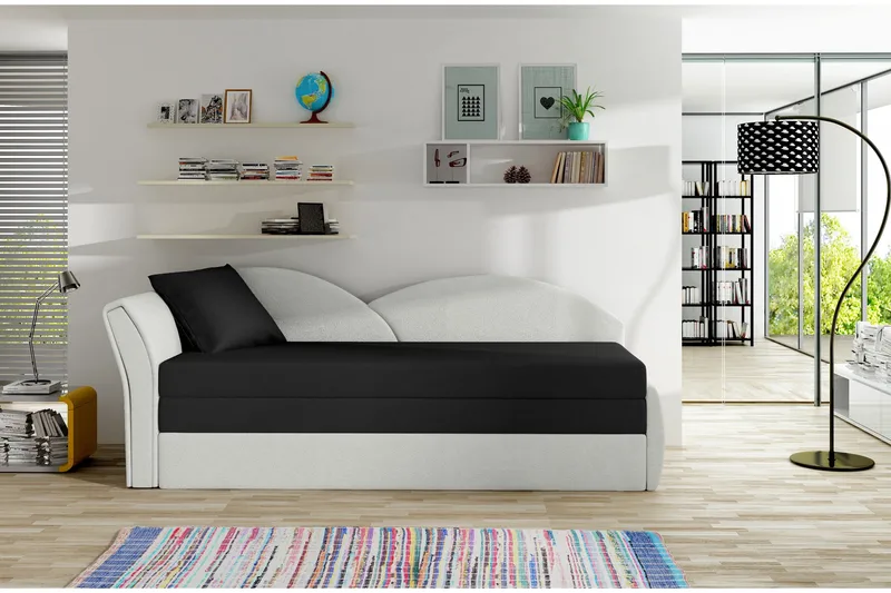 2:n ist Vuodesohva Candida Vasen - Musta/Valkoinen - Huonekalut - Sohva - Vuodesohva - 2 istuttava vuodesohva