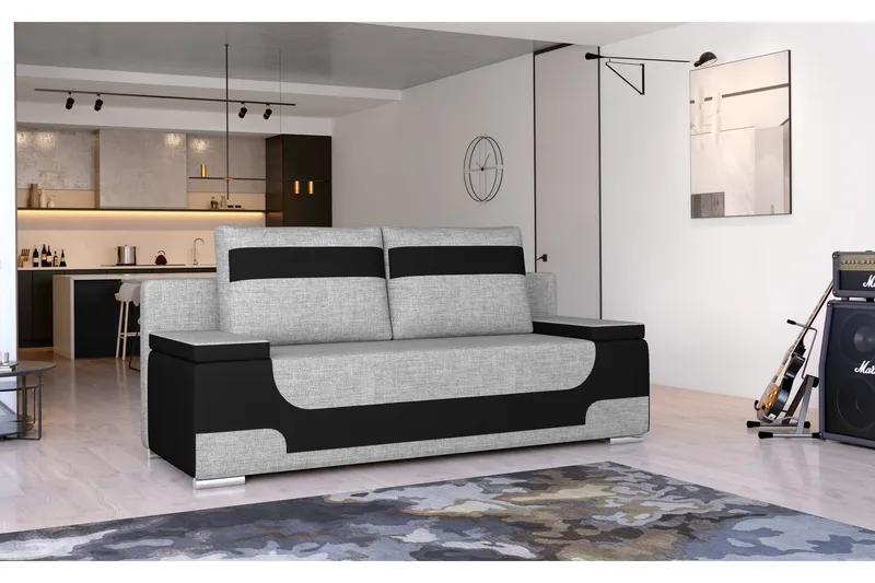 2:n ist Vuodesohva Eulanda, Harmaa / Musta