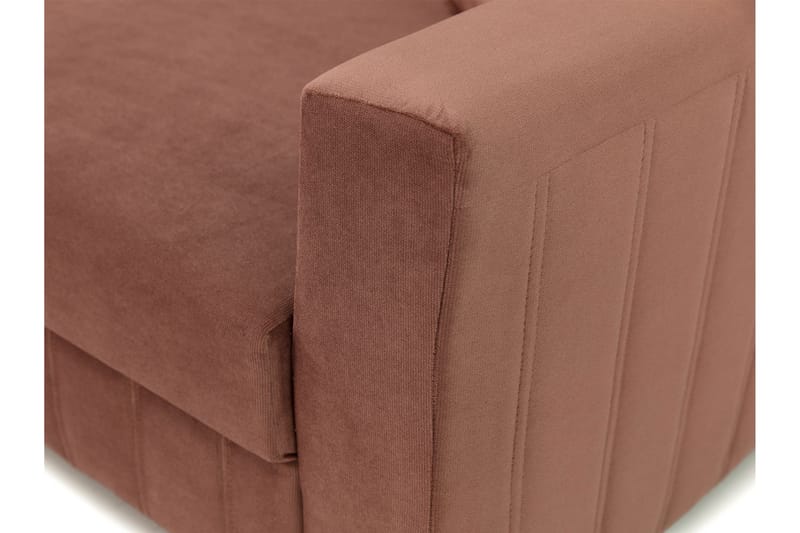 2:n ist Vuodesohva Mossared - Sametti/Musta - Huonekalut - Sohva - Vuodesohva - 2 istuttava vuodesohva