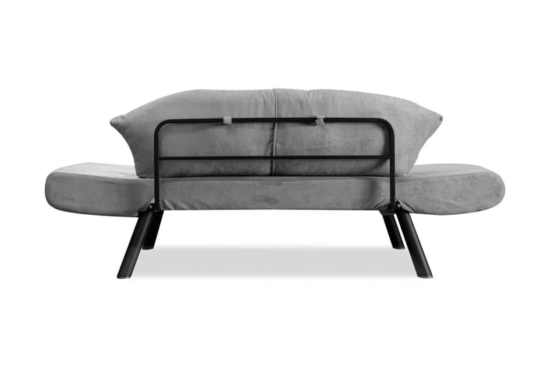 Albertina 2-istuttava vuodesohva 75x210 cm kankaalla - Harmaa - Huonekalut - Sohva - Vuodesohva - 2 istuttava vuodesohva