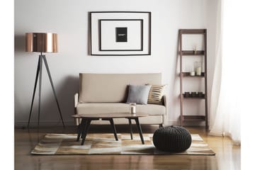 Belfast 2-istuttava taitettava suorakaiteen muotoinen vuodesohva 140x197 cm kangasta - Beige - Huonekalut - Sohva - Vuodesohva - 2 istuttava vuodesohva