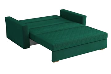 Bensbyn 2-istuttava vuodesohva 132x196 cm vuodettava timanttiprikattu kangasta - Harmaa - Huonekalut - Sohva - Vuodesohva - 2 istuttava vuodesohva