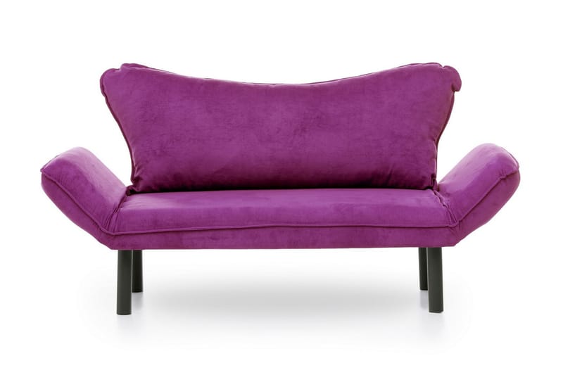 Mezonzo 2-istuttava vuodesohva 65x180 cm samettia, Violetti