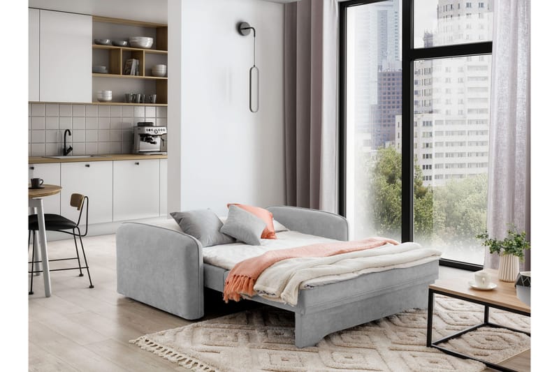 Vuodesohva Bandana säilytyksellä 2:n ist - Harmaa - Huonekalut - Sohva - Vuodesohva - 2 istuttava vuodesohva