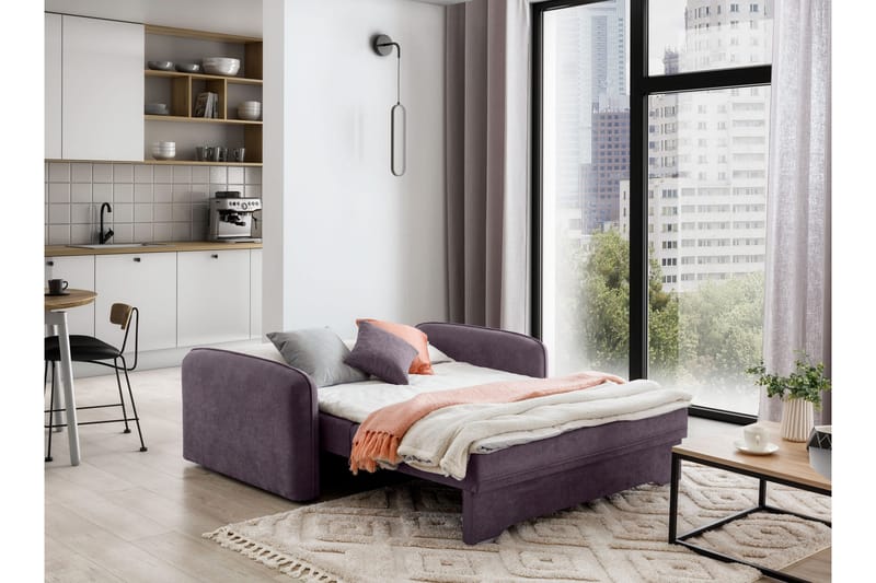 Vuodesohva Bandana säilytyksellä 2:n ist - Liila - Huonekalut - Sohva - Vuodesohva - 2 istuttava vuodesohva