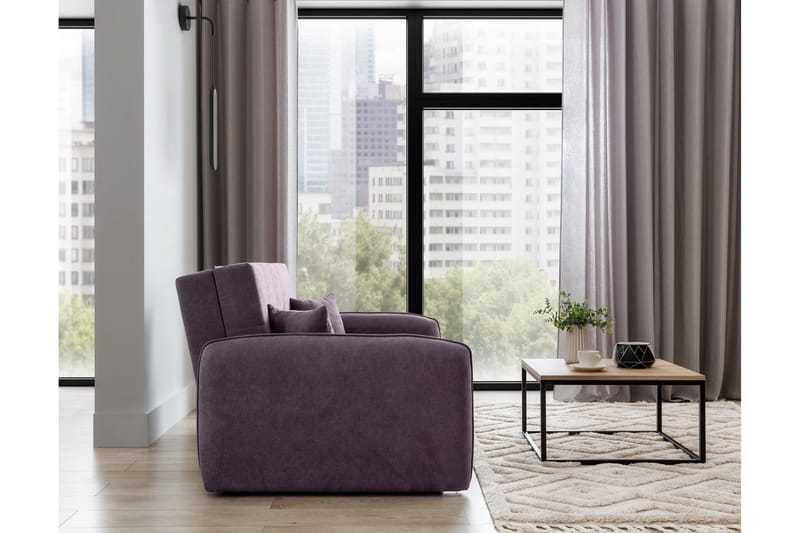 Vuodesohva Bandana säilytyksellä 2:n ist - Liila - Huonekalut - Sohva - Vuodesohva - 2 istuttava vuodesohva