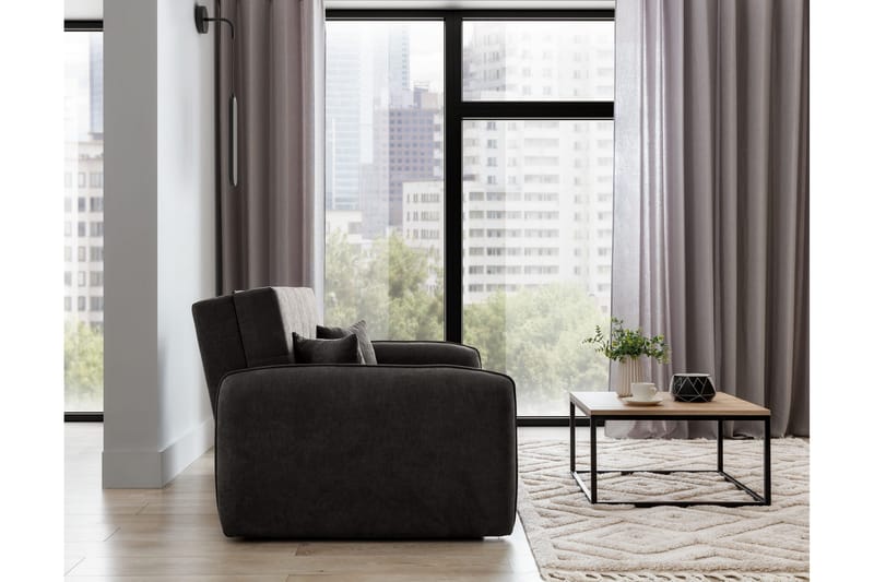 Vuodesohva Bandana säilytyksellä 2:n ist - Tummanharmaa - Huonekalut - Sohva - Vuodesohva - 2 istuttava vuodesohva