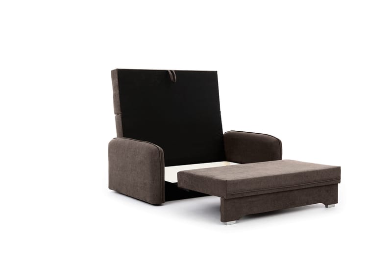 Vuodesohva Bandana säilytyksellä 2:n ist - Tummanruskea - Huonekalut - Sohva - Vuodesohva - 2 istuttava vuodesohva