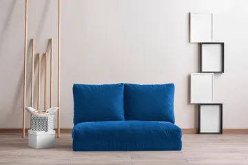Vuodesohva Florentine 2:n ist 120x185 - Sininen - Huonekalut - Sohva - Vuodesohva - 2 istuttava vuodesohva