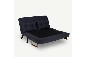 Vuodesohva Riceville 2:n ist 175x133 cm - Musta - Huonekalut - Sohva - Vuodesohva - 2 istuttava vuodesohva