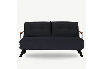 Vuodesohva Riceville 2:n ist 175x133 cm - Musta - Huonekalut - Sohva - Vuodesohva - 2 istuttava vuodesohva