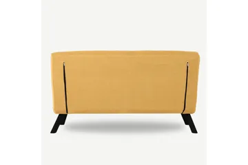 Vuodesohva Riceville 2:n ist 175x133 cm - Sinappikeltainen - Huonekalut - Sohva - Vuodesohva - 2 istuttava vuodesohva