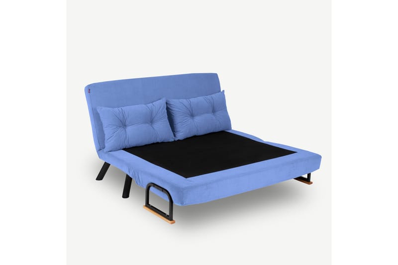 Vuodesohva Riceville 2:n ist 175x133 cm - Sininen - Huonekalut - Sohva - Vuodesohva - 2 istuttava vuodesohva