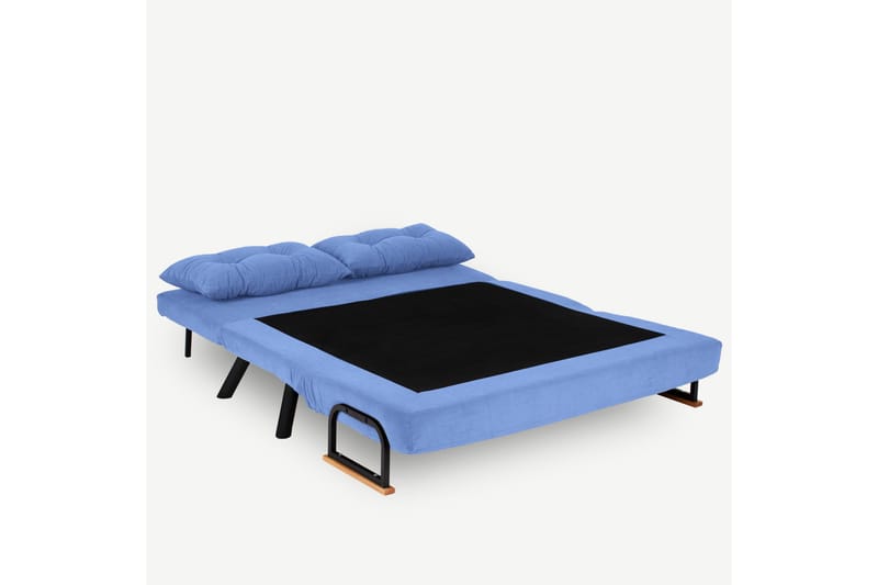 Vuodesohva Riceville 2:n ist 175x133 cm - Sininen - Huonekalut - Sohva - Vuodesohva - 2 istuttava vuodesohva