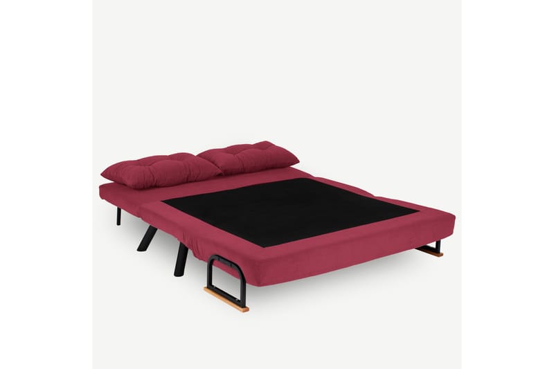 Vuodesohva Riceville 2:n ist 175x133 cm - Punainen - Huonekalut - Sohva - Vuodesohva - 2 istuttava vuodesohva