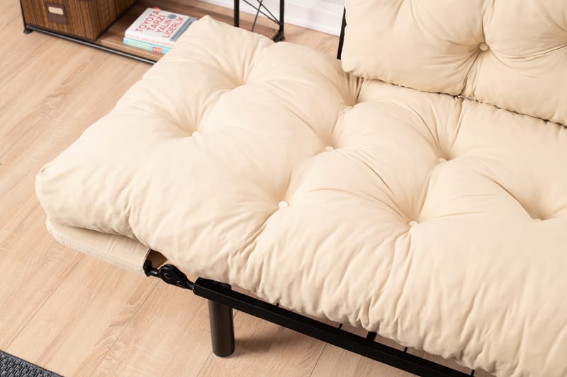 Vuodesohva Pamelia 2:n ist - Beige - Huonekalut - Sohva - Vuodesohva - 2 istuttava vuodesohva