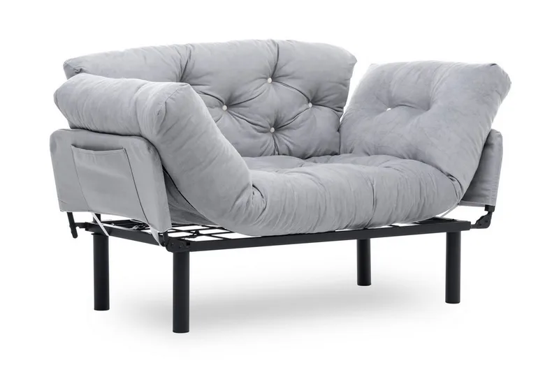 Vuodesohva Pamelia 2:n ist - Harmaa - Huonekalut - Sohva - Vuodesohva - 2 istuttava vuodesohva