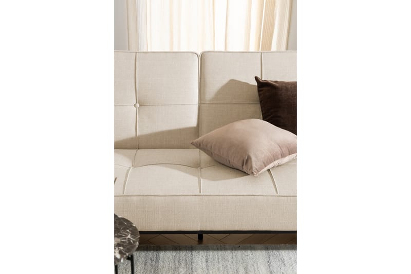 2-paikkainen vuodesohva Vanco - Beige - Huonekalut - Sohva - Vuodesohva