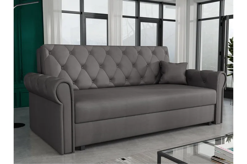 2:n ist Vuodesohva Denegal - Tummanharmaa - Huonekalut - Sohva - Vuodesohva