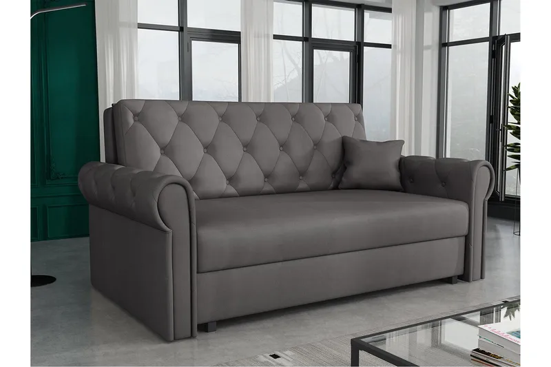 2:n ist Vuodesohva Denegal - Tummanharmaa - Huonekalut - Sohva - Vuodesohva