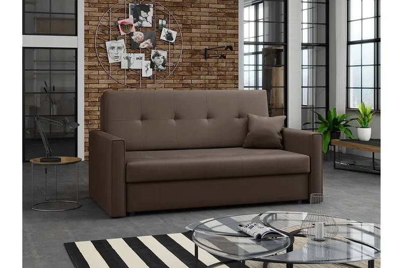 2:n ist Vuodesohva Denegal - Tummanruskea - Huonekalut - Sohva - Vuodesohva