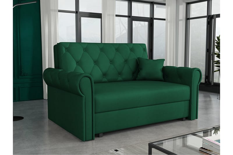 2:n ist Vuodesohva Denegal - Tummanvihreä - Huonekalut - Sohva - Vuodesohva